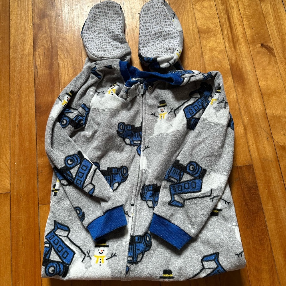 Carter’s fleece footed pajamas 5T